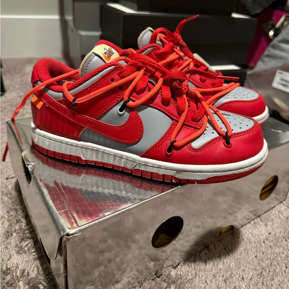 Nike Dunk Low Off-White University Red